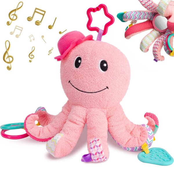 Sumobaby Infant Baby Musical Stuffed Animal Activity Soft Toys