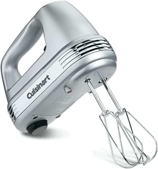Cuisinart HM-90BCS Power Advantage Plus 9-Speed Handheld Mixer with Storage Case, Brushed Chrome - Image 4